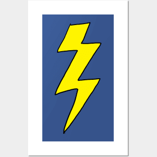 Lightning bolt Posters and Art